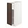 METOD - base cabinet with shelves, white/Sinarp brown | IKEA Taiwan Online - PE802293_S1