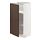 METOD - base cabinet with shelves, white/Sinarp brown | IKEA Taiwan Online - PE802294_S1