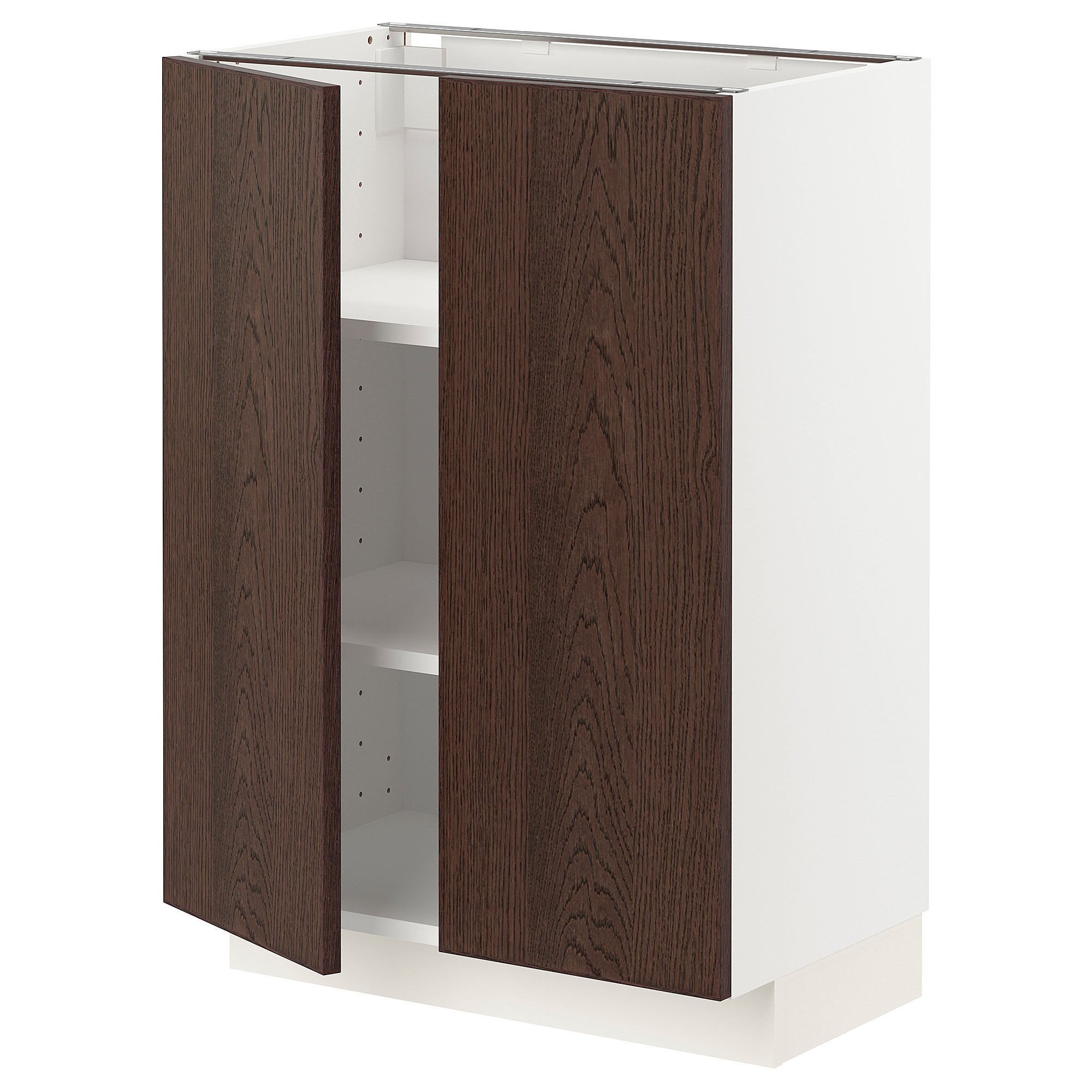 METOD base cabinet with shelves/2 doors