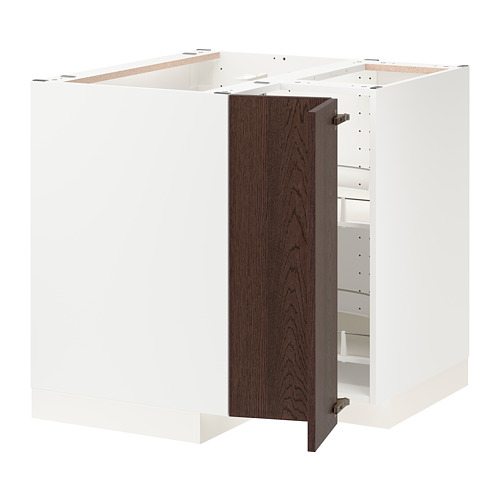 METOD corner base cabinet with carousel