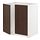 METOD - base cabinet for sink + 2 doors, white/Sinarp brown | IKEA Taiwan Online - PE802318_S1