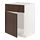 METOD - base cabinet f sink w door/front, white/Sinarp brown | IKEA Taiwan Online - PE802446_S1