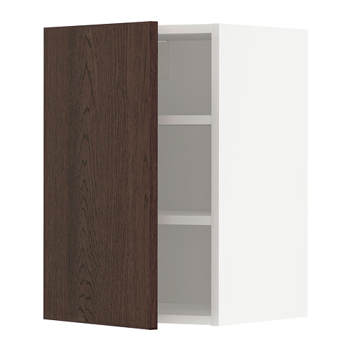 METOD wall cabinet with shelves