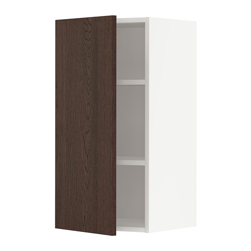 METOD wall cabinet with shelves