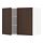 METOD - wall cabinet with shelves/2 doors, white/Sinarp brown | IKEA Taiwan Online - PE802466_S1