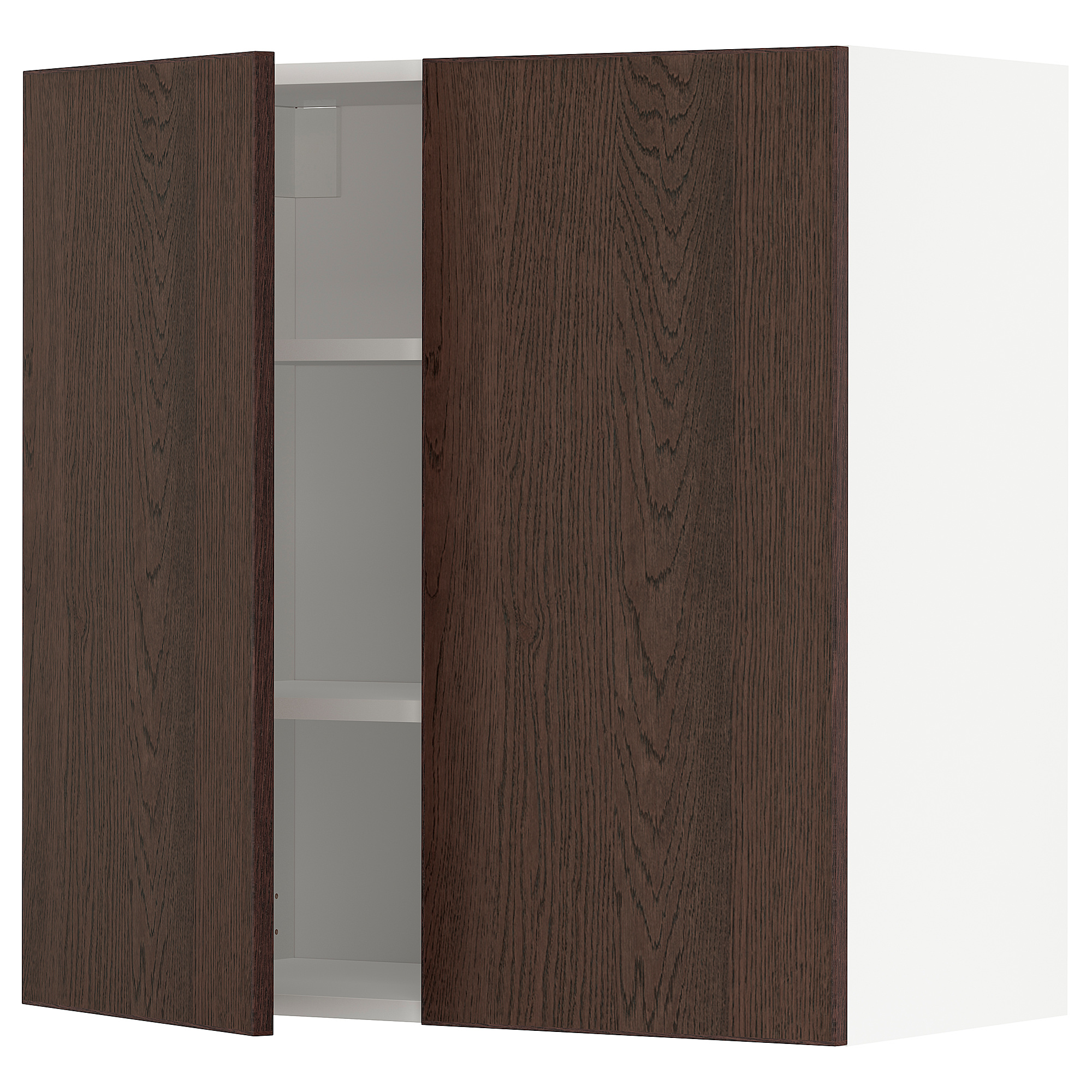 METOD wall cabinet with shelves/2 doors