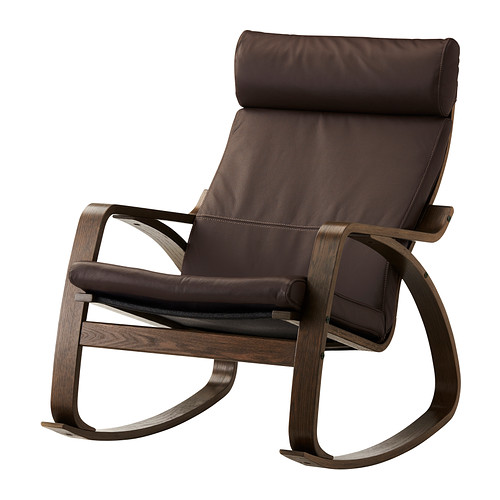 POÄNG - 搖椅, 棕色/Glose 深棕色 | IKEA 線上購物 - PE311438_S4
