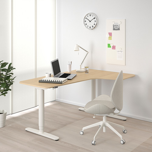 BEKANT corner desk right sit/stand