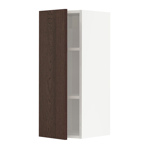 METOD wall cabinet with shelves