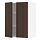 METOD - wall cabinet with shelves/2 doors, white/Sinarp brown | IKEA Taiwan Online - PE802455_S1