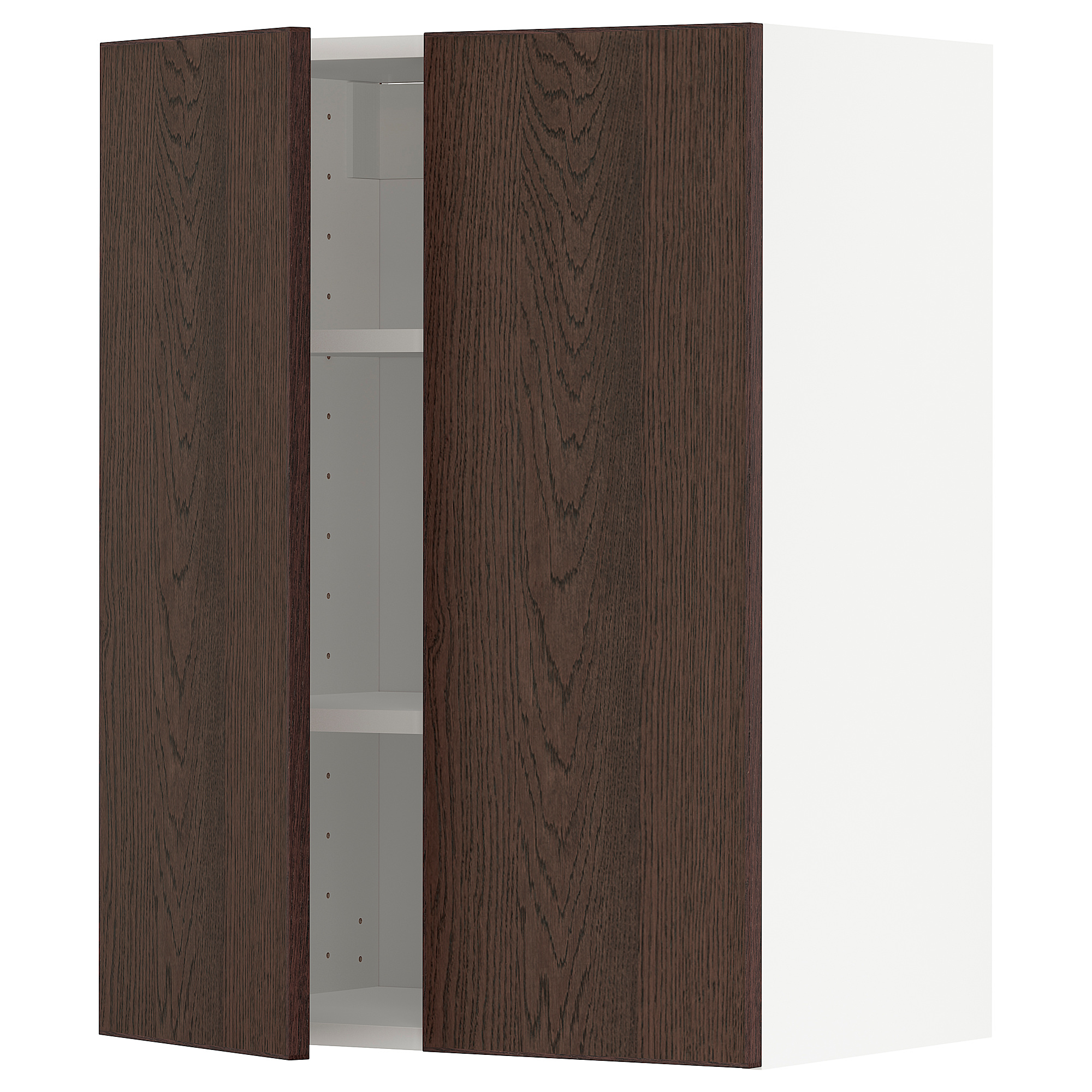 METOD wall cabinet with shelves/2 doors