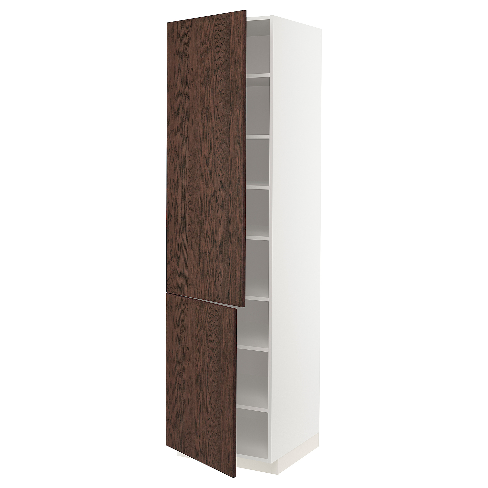 METOD high cabinet with shelves/2 doors