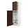 METOD - high cabinet with cleaning interior, white/Sinarp brown | IKEA Taiwan Online - PE802420_S1