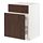 METOD/MAXIMERA - base cab f sink+3 fronts/2 drawers, white/Sinarp brown | IKEA Taiwan Online - PE802378_S1