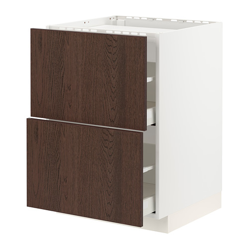 METOD/MAXIMERA base cab f hob/2 fronts/2 drawers