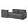 VALLENTUNA - 3-seat modular sofa with sofa-bed, with storage Hillared/dark grey | IKEA Taiwan Online - PE602346_S1