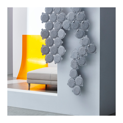 ODDLAUG - 吸音簾, 灰色 | IKEA 線上購物 - PH158528_S4