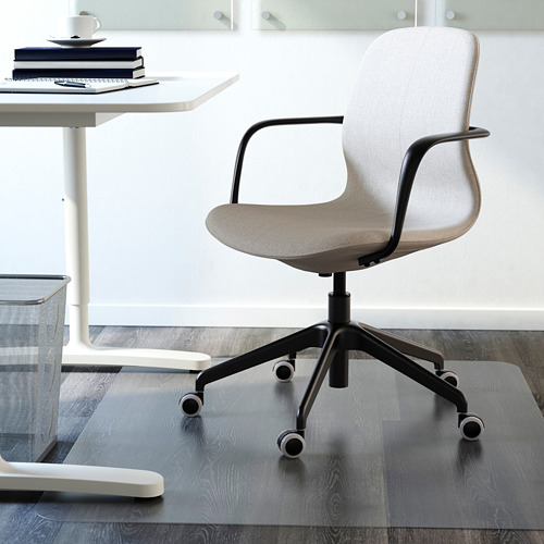 LÅNGFJÄLL office chair with armrests