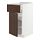 METOD/MAXIMERA - base cabinet with drawer/door, white/Sinarp brown | IKEA Taiwan Online - PE802302_S1