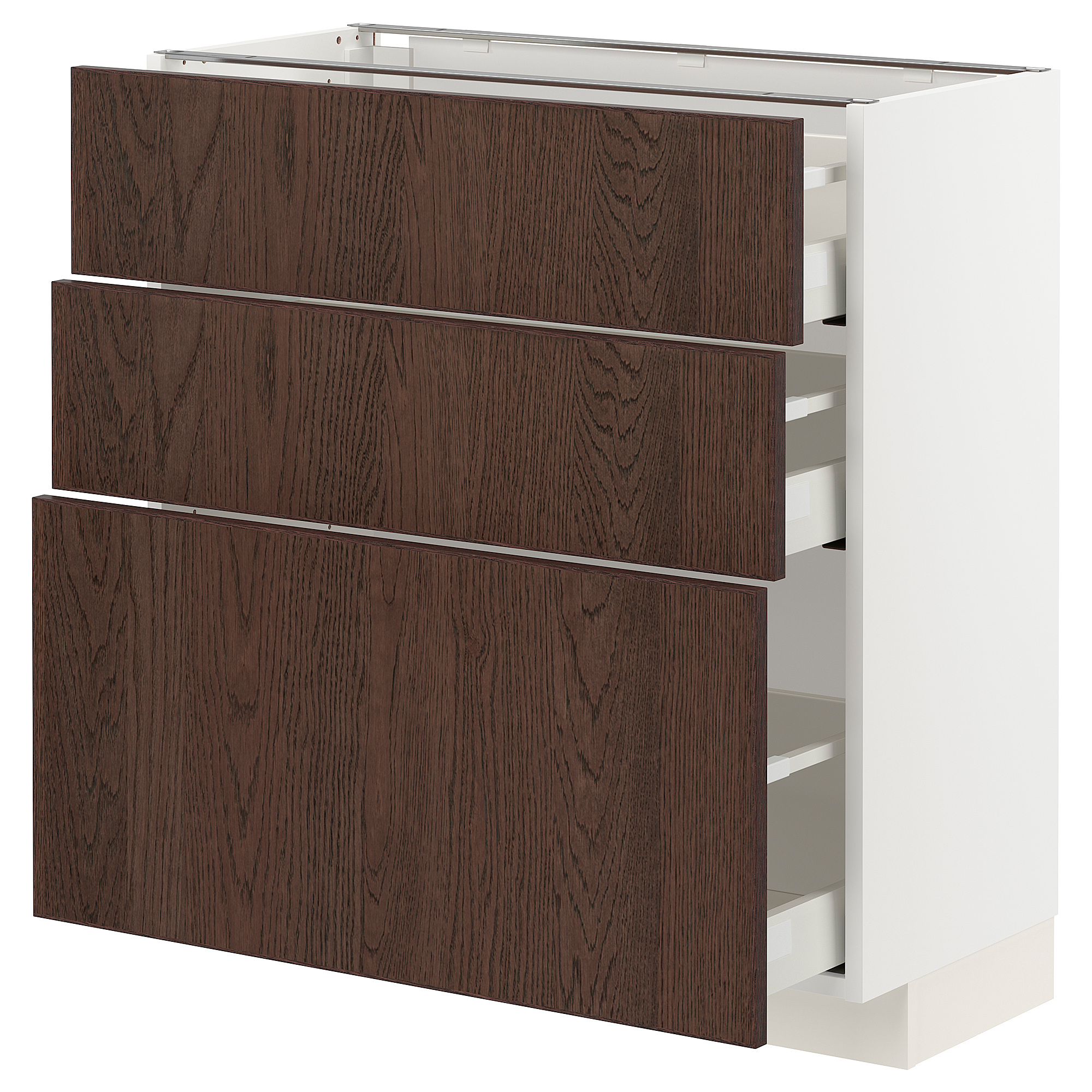 METOD/MAXIMERA base cabinet with 3 drawers