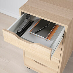 ALEX - drawer unit on castors, grey-turquoise/black | IKEA Taiwan Online - PE820413_S3