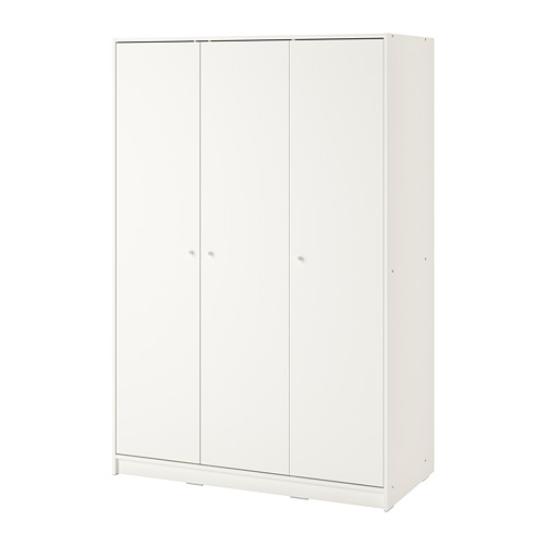 KLEPPSTAD - wardrobe with 3 doors, white, 117x176 cm | IKEA Taiwan Online - PE748782_S4