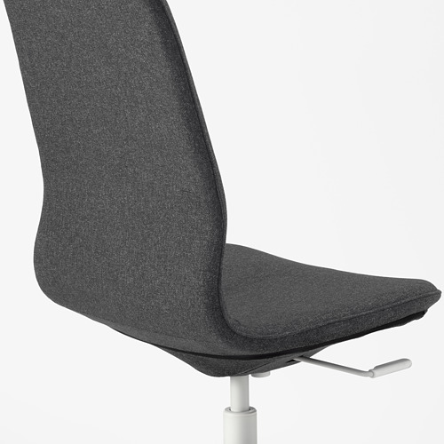 LÅNGFJÄLL - office chair, Gunnared dark grey/white | IKEA Taiwan Online - PE673921_S4