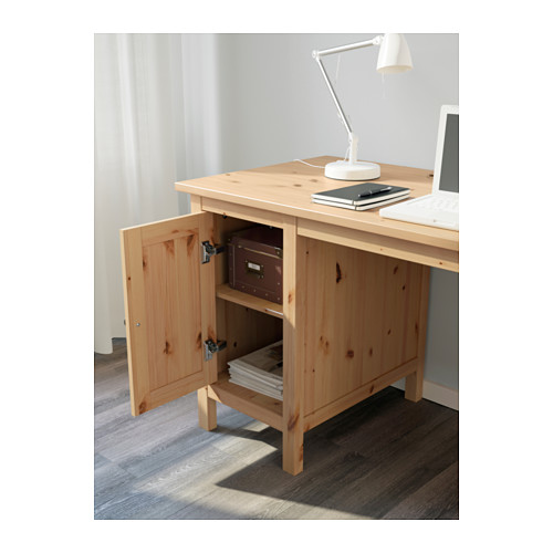 HEMNES - 書桌/工作桌, 淺棕色 | IKEA 線上購物 - PE602315_S4