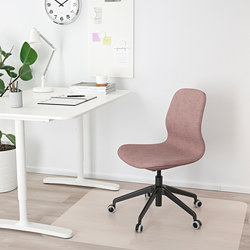 LÅNGFJÄLL - 辦公椅, Gunnared 米色/黑色 | IKEA 線上購物 - PE734858_S3
