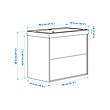 ÄNGSJÖN/BACKSJÖN wash-stnd w drawers/wash-basin
