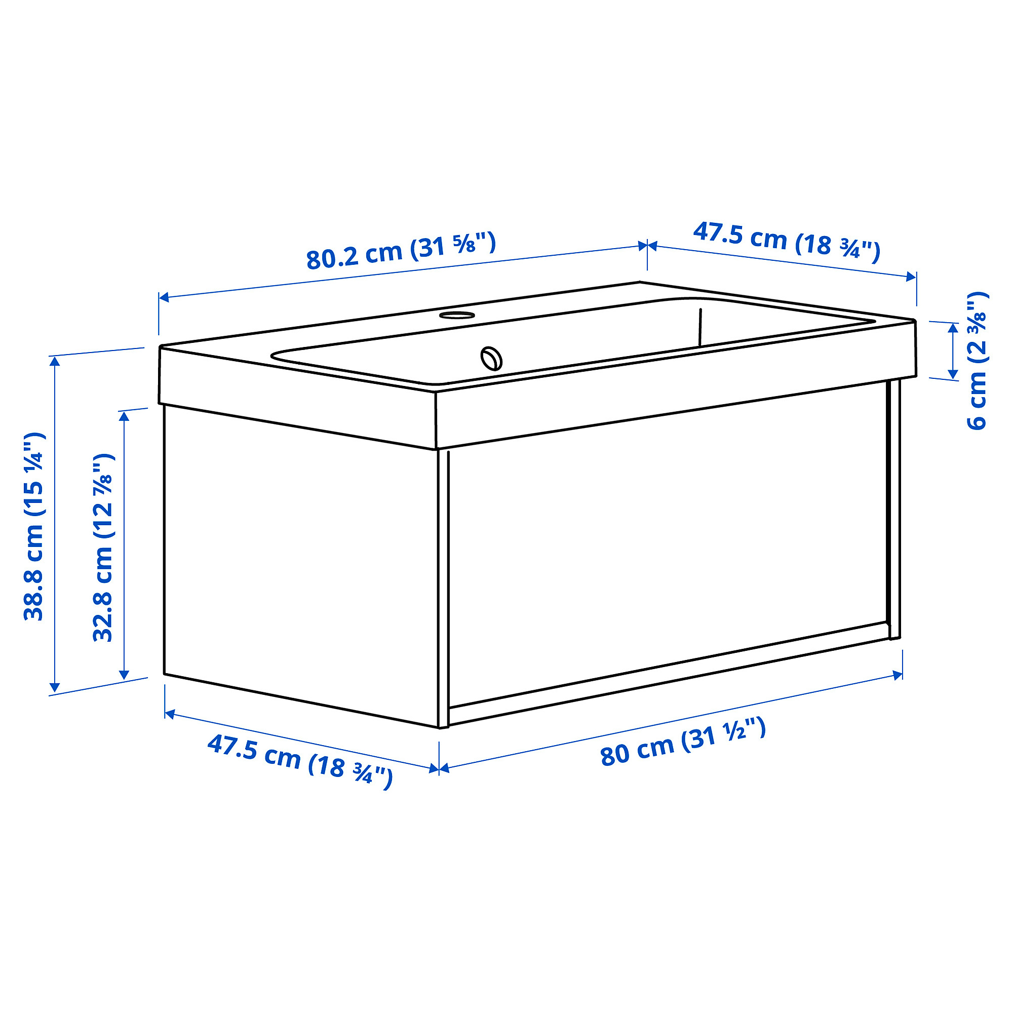 ÄNGSJÖN/BACKSJÖN wash-stnd w drawer/wash-basin