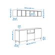BESTÅ/EKET cabinet combination for TV
