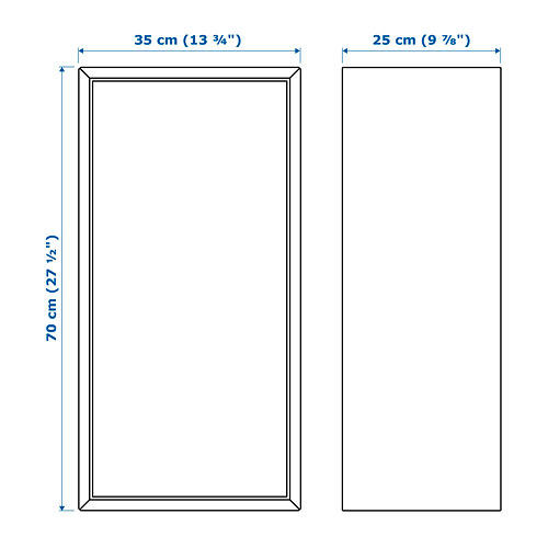 EKET - cabinet w door and 2 shelves, dark grey | IKEA Taiwan Online - PE659555_S4