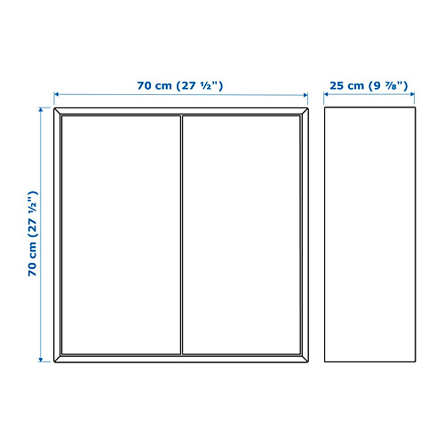 EKET - 上牆式收納櫃, 白色 | IKEA 線上購物 - PE659557_S4