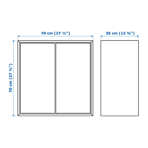 EKET - 收納櫃附2門板/1層板, 白色 | IKEA 線上購物 - PE659558_S4