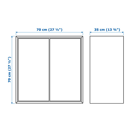 EKET wall-mounted shelving unit