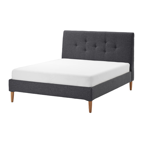 IDANÄS - 雙人軟墊式床框, 深灰色 | IKEA 線上購物 - PE802891_S4