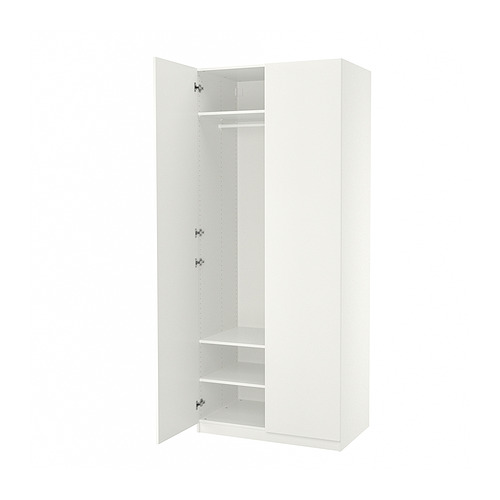 PAX/FORSAND - 衣櫃/衣櫥, 白色/白色, 100x60x236 公分 | IKEA 線上購物 - PE885817_S4