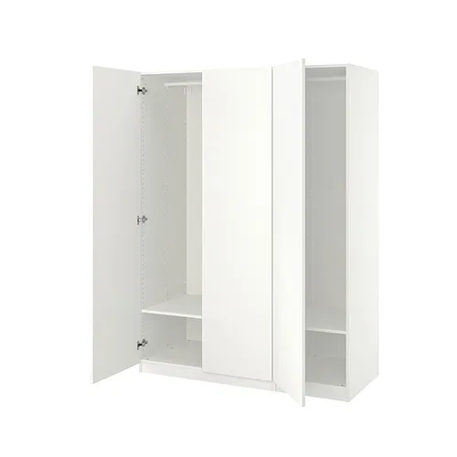PAX/FORSAND - 衣櫃/衣櫥, 白色/白色, 150x60x201 公分 | IKEA 線上購物 - PE885843_S4