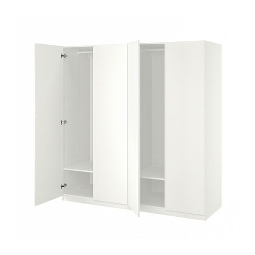 PAX/FORSAND - 衣櫃/衣櫥, 白色/白色, 200x60x201 公分 | IKEA 線上購物 - PE885845_S4