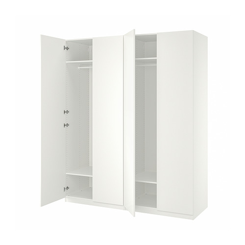 PAX/FORSAND - 衣櫃/衣櫥, 白色/白色, 200x60x236 公分 | IKEA 線上購物 - PE885844_S4
