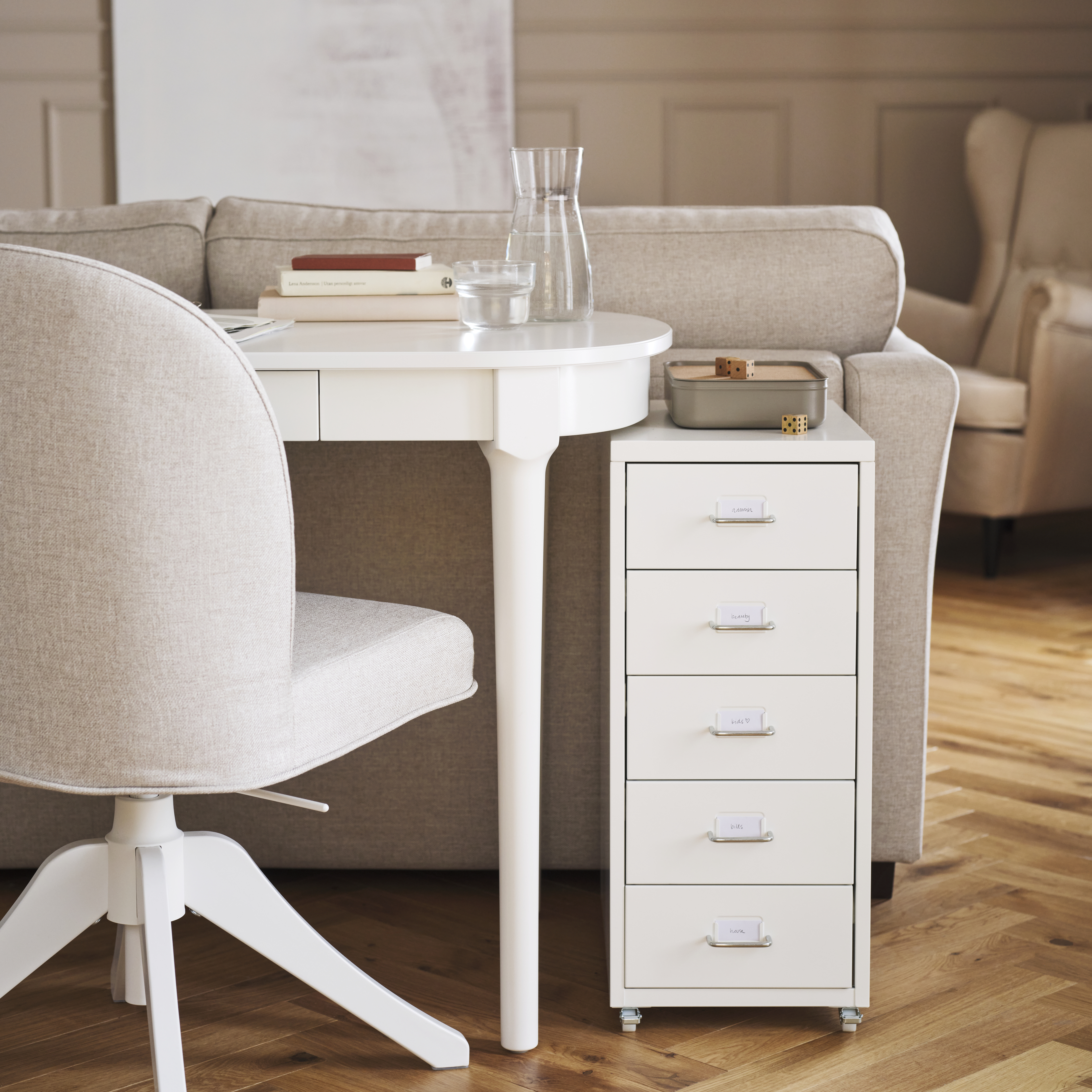 HELMER 附輪腳抽屜櫃