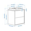 ÄNGSJÖN/BACKSJÖN wash-stnd w drawers/wash-basin