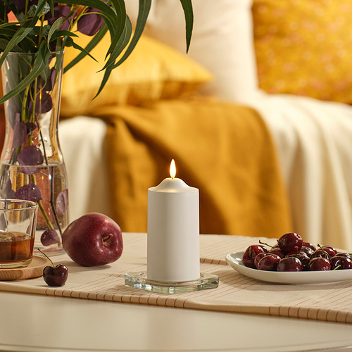 SMÅLOM LED柱狀燭燈