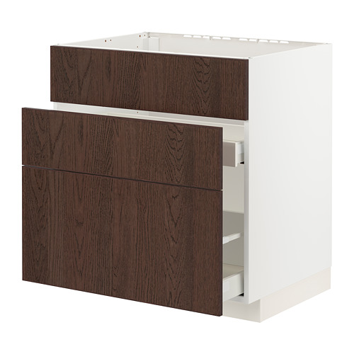 METOD/MAXIMERA base cab f sink+3 fronts/2 drawers