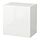 BESTÅ - wall-mounted cabinet combination, white/Selsviken white | IKEA Taiwan Online - PE847243_S1