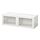 BESTÅ - wall-mounted cabinet combination, white/Glassvik white | IKEA Taiwan Online - PE847278_S1