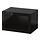 BESTÅ - wall-mounted cabinet combination, black-brown/Glassvik black | IKEA Taiwan Online - PE847276_S1