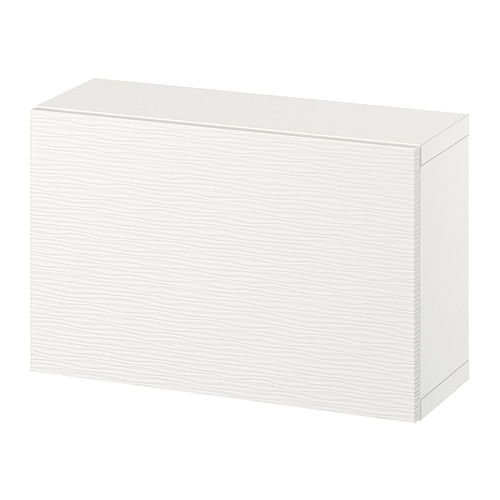 BESTÅ - wall-mounted cabinet combination, white/Laxviken white | IKEA Taiwan Online - PE847369_S4