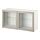 BESTÅ - wall-mounted cabinet combination, white Sindvik/light grey/beige clear glass | IKEA Taiwan Online - PE847371_S1